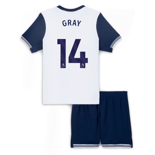 Tottenham Hotspur Archie Gray #14 Domaci Dres za djecu 2024-25 Kratak Rukav (+ Kratke hlače)